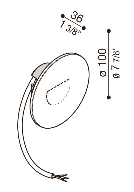 Dimensions Lombardo PIN-T asymètrique