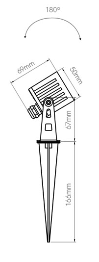 Dimensions spot piquet beneito Zas square