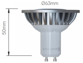 Dimensions ampoule LED Beneito R-63 S-Line