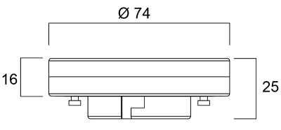 Dimensions SYLVANIA MICRO LYNX GX53