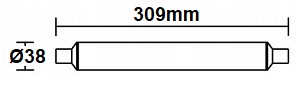 Dimensions tube ARIC S19