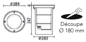 Dimensions LUTEC Seattle 29W