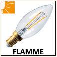 Lampes LED flamme E14/E27/B22 - Eclairage jardin