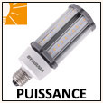 Lampes LED forte puissance E40/E27 - Eclairage jardin